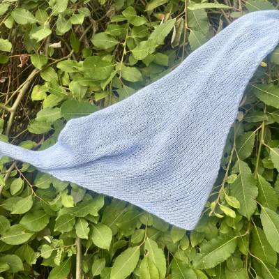 Mini - Bandana - Tuch in hellblau