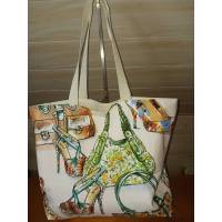 Großer Shopper Stofftasche Einkaufstasche High Heels Badetasche