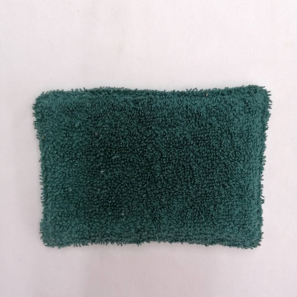 Spülschwamm aus 100% Baumwolle – Nachhaltiger Putzschwamm für Küche & Bad, waschbar bis 60 Grad, 14x10cm