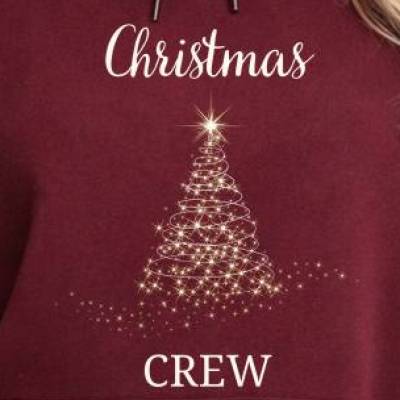 Christmas Crew Hoodie, Weihnachtsbaum Hoodie, Christmas Group Hoodie, Christmas Partnerlook, Weihnachten, Adventszeit