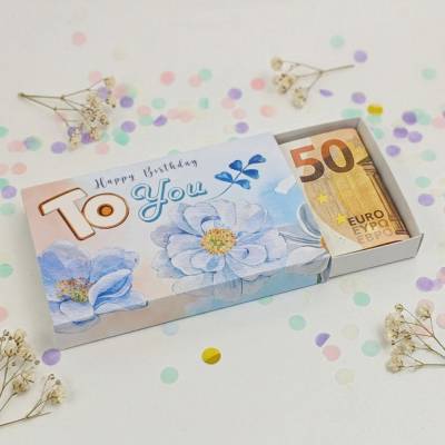 Toffifee Banderole Geburtstag | Geldgeschenk Vorlage „Happy Birthday“ | Geburtstagsgeschenk zum Ausdrucken | PDF