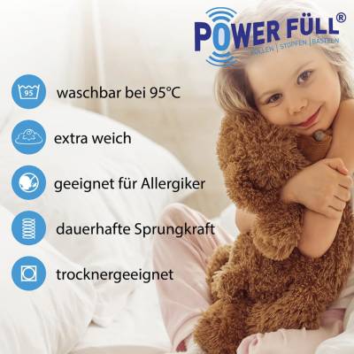 Füllwatte Power Füll antiallergisch, waschbar bis 95 Grad Celsius