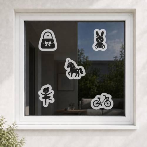 Vogelretter 3D-Druckvorlage – 15 Mädchen-Spielsachen Motive für Fensterscheiben als mehrfarbige 3MF-Dateien