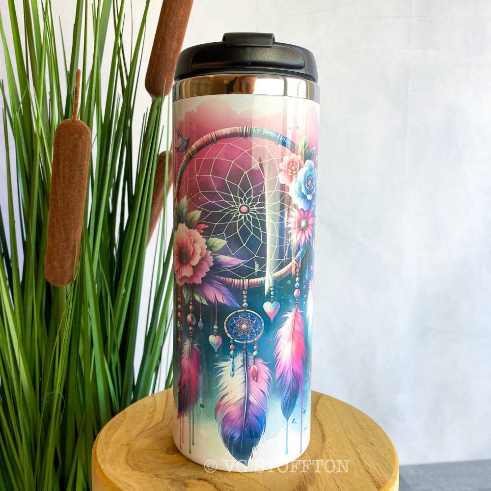 Thermobecher Traumfänger 340 ml | Isolierbecher mit Deckel