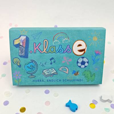 Toffifee Banderole Einschulung | Geschenk zur 1. Klasse | Schulanfang | Vorlage zum Ausdrucken | Geldgeschenk
