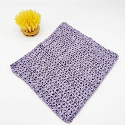Seifenlappen & Waschlappen Baumwolle, 19x17 cm, Badezimmer waschbar bei 30 Grad, wiederverwendbar, Zero Waste flieder
