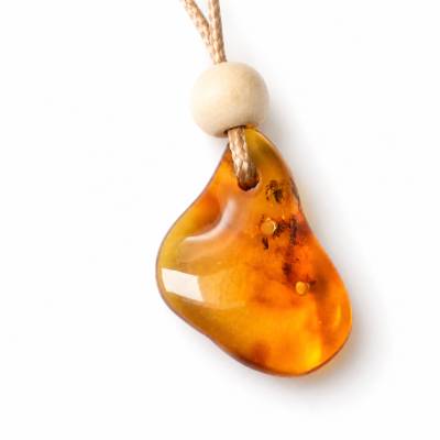 Echter Naturbernstein Anhänger 23×25 mm – Baltischer Bernstein