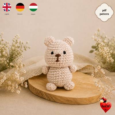 Amigurumi Hamster Häkelanleitung PDF – Anfängerfreundlich, DIY Kuscheltier, Sofort-Download