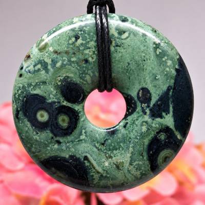 Kabamba Donut Anhänger – Eldarit Schutzstein, 40 mm