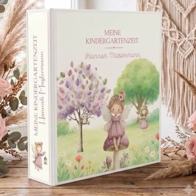 ORDNER | KINDERGARTEN | personalisiert | Fee - Motiv | ID 26-111