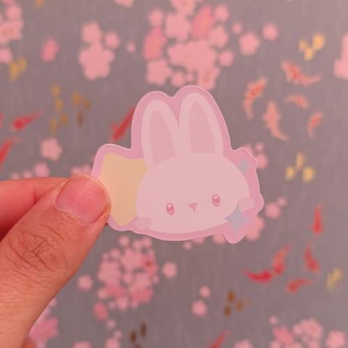 Pastel Hase Vinyl Sticker