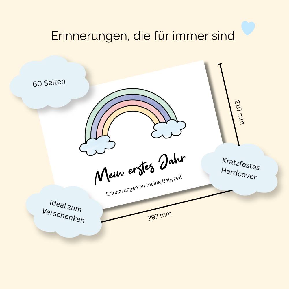 Babyalbum "Mein erstes Jahr - Erinnerungen an meine Babyzeit" Bild 2