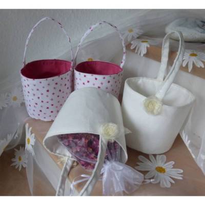 Hochzeits-Körbchen für Blumenkinder, Rosenblüten-Körbchen, Auswahl