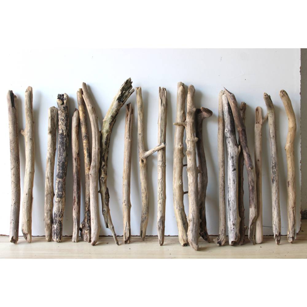 Treibholz Schwemmholz Driftwood 20 Äste Dekoration Garten Terrarium Weihnachten 42 cm