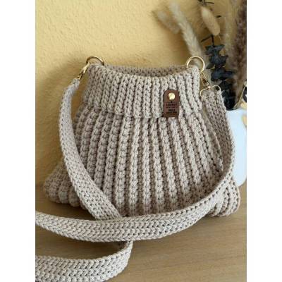 Häkeltasche / Tasche gehäkelt / Umhängetasche / Moderne Tasche / Cross Body Bag