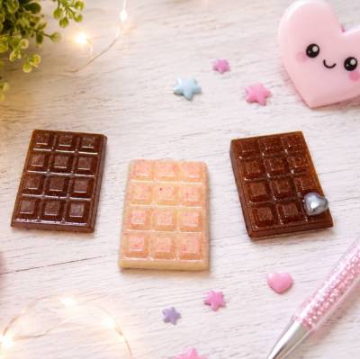 Kawaii Kühlschrankmagnete im 3er Set – Süße Schokoladen Magnete in zwei Varianten