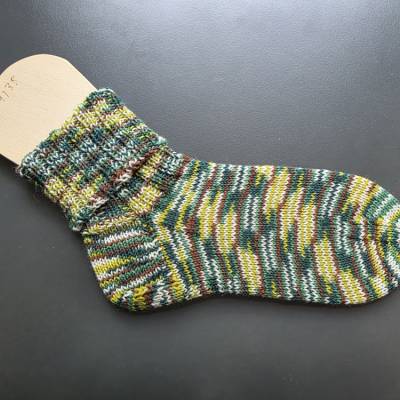 Wollsocken Gr. 34 / 35 handgestrickt 4 fädig