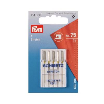 Schmetz/ Prym Nähmaschinennadeln 130/705 "Stretch", 75 5erSet