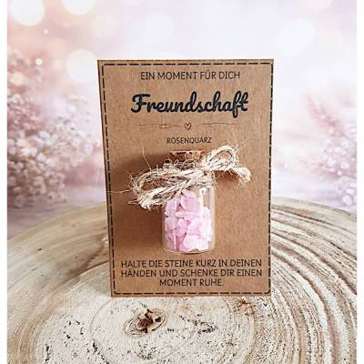Freundschaft Last Minute Geschenk personalisierbar, Karte Glücksbringer, kleine Aufmerksamkeit Mutmacher, Geschenkidee