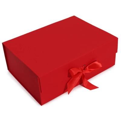 Premium Magnetische Geschenkbox Rot Blumenbox Flowerbox Rosenbox Eleganz