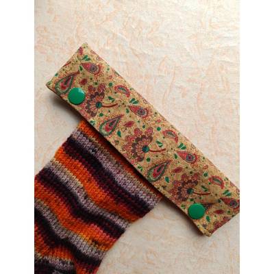 Nadelgarage aus KORK, Nadelsafe, Nadelspiel Garage, obNadelspiel Safe, Nadeltasche für 15 cm lange Sockendeln,