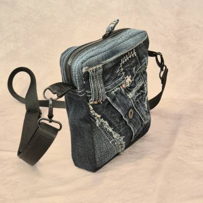 Einzigartige Upcycling-Jeanstasche – Dein nachhaltiges Unikat