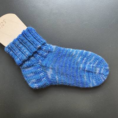 Kindersocken Gr. 24 / 25 handgestrickt 4fädig