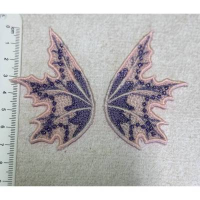 Elfenflügel gestickt im Freestanding Lace