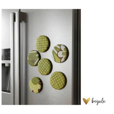 6 Mini Magnete in unterschiedlichen Ausführungen
