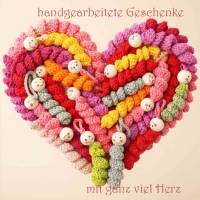 Glückswürmchen gehäkelt – Set 10–50 Stück, kleine Glücksbringer Schlüsselanhänger, Abschiedsgeschenk Kollegen