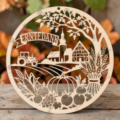 Kranz Herbst | Erntedank | SVG Datei