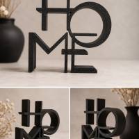 HOME Schriftzug – Moderne Deko aus dem 3D-Drucker