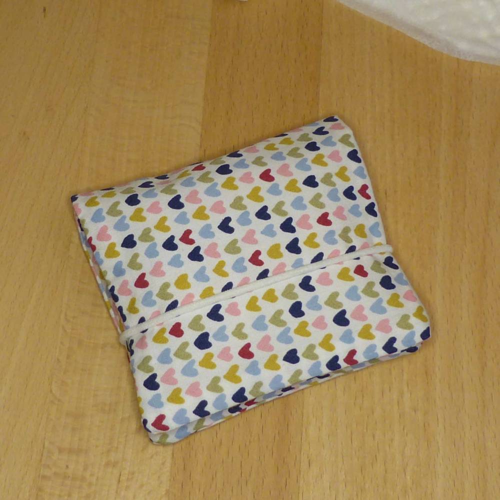 Tampontasche, Kosmetiketui, Minitäschchen aus Biobaumwolle, Handarbeit Bild 4