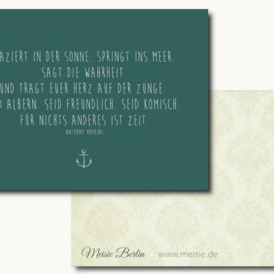 Postkarte Freiheit