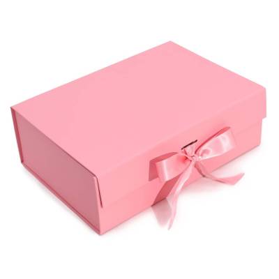 Premium Magnetische Geschenkbox Rosa Blumenbox Flowerbox Rosenbox Eleganz