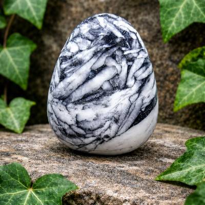 Pinolith Eisblumenmagnesit Chrysanthemenstein Anhänger