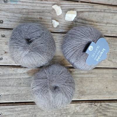 Kremke Silky Kid - Mohair Seide - schiefer