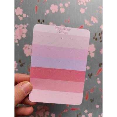 Mini Stickersheet Herzen