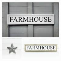 FARMHOUSE Holzschild | Landhausdeko |