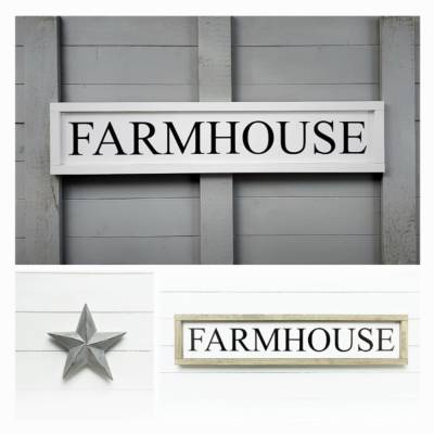 FARMHOUSE Holzschild | Landhausdeko |