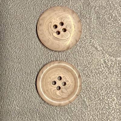 4-Loch Knöpfe Durchmesser ca. 25 mm altrosa marmoriert Packung mit ca.10 Stück / 25g