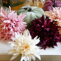 Dahlie 3 Stck feine Kunstblume