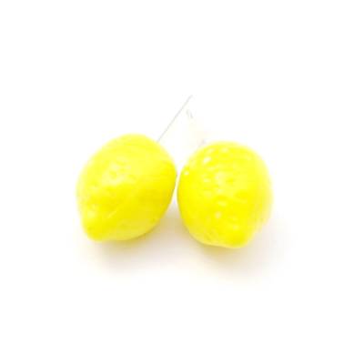 Upcycling Ohrstecker Limetten