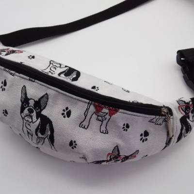 Bodybag Frenchie, Gürteltasche, Bauchtasche, Gassibag, Französische Bulldogge, French Bulldog, Unikat hessmade