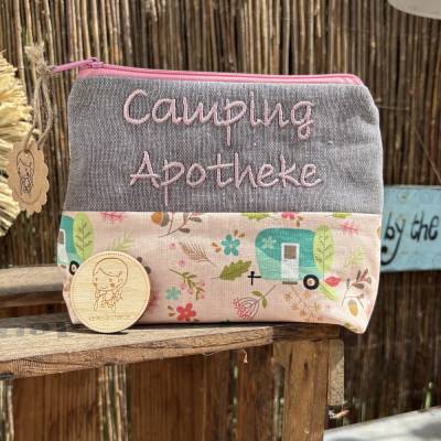 Große Camping Apotheke – Schminktäschchen & Reiseapotheke – Kulturbeutel für Camping