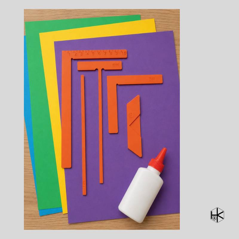 Abstandshalter-Set zum Buchbinden | präzise Falzabstände | 3D-Druck PLA Wunschfarbe Bild 3
