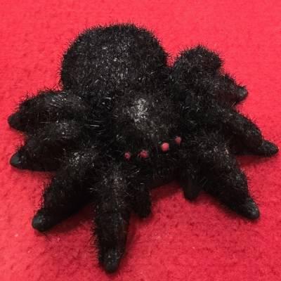 Halloween-Spinne - Deko - Figur -