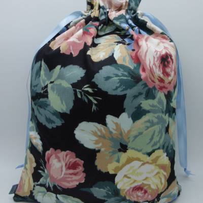 Dessousbeutel 'Cornwall', Wäschebeutel, Stoffsäckchen, Kleiderbeutel, edel, Unikat hessmade