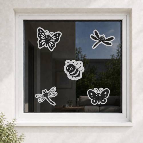 Vogelretter 3D-Druckvorlage – 9 niedliche Motive für Fensterscheiben als mehrfarbige 3MF-Dateien