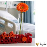 Schriftzug mit Reagenzglas- 3D Druck - Farben individualisierbar